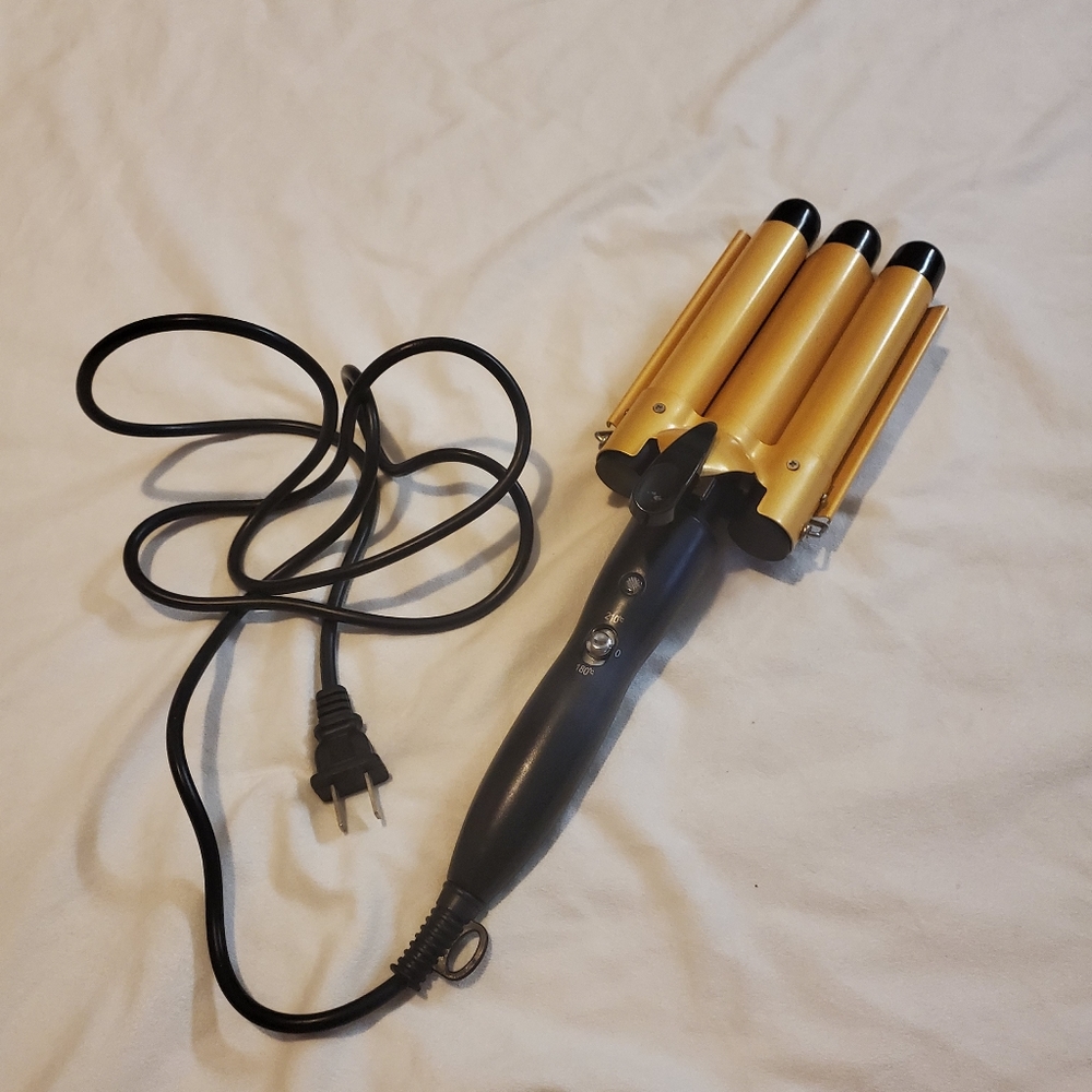3 Barrel Hair Ceramic Crimper
